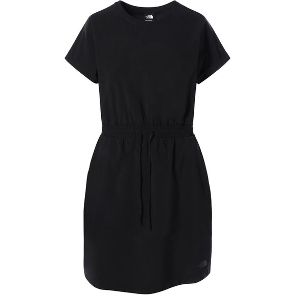 THE NORTH FACE Never Stop Wearing DRESS Size S Short Sleeve Black UPF 50 NEW - Picture 3 of 10
